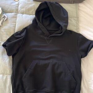 Little bipsy short sleeve hoodie